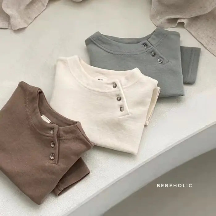 Langarm-Baumwoll-T-Shirt für Babys / koreanischer Stil