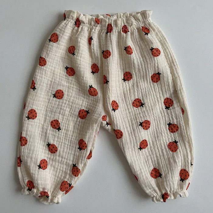 Bequeme niedliche Babyhosen 100% Bio- Baumwolle