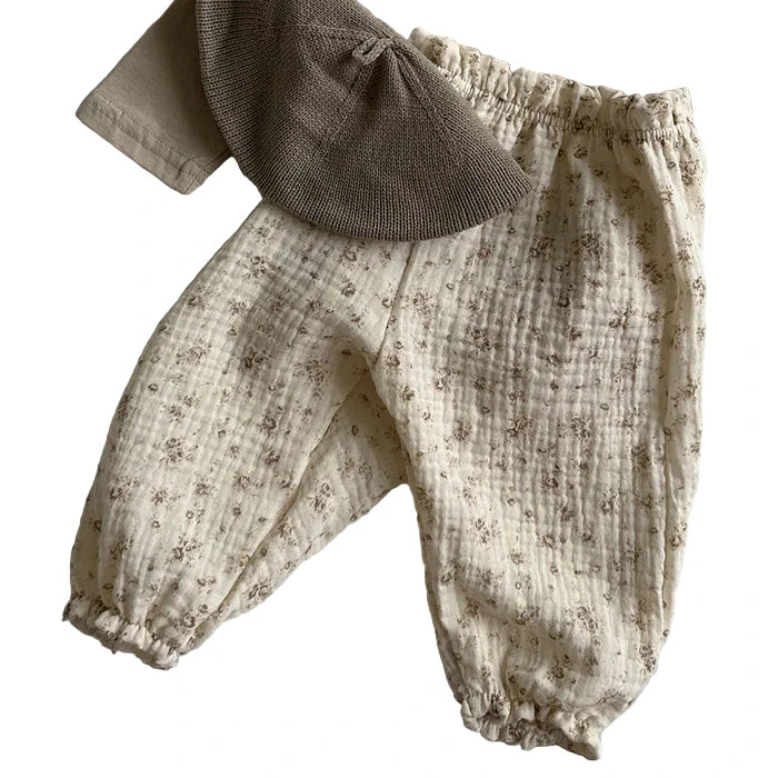 Bequeme niedliche Babyhosen 100% Bio- Baumwolle