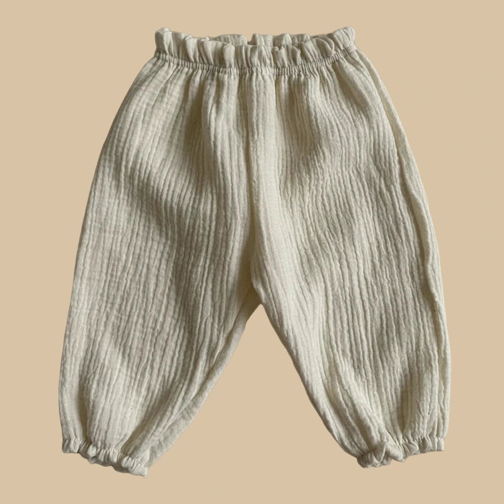 Bequeme niedliche Babyhosen 100% Bio- Baumwolle