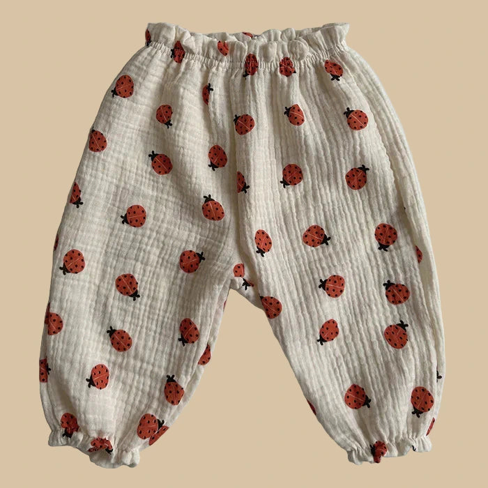 Bequeme niedliche Babyhosen 100% Bio- Baumwolle