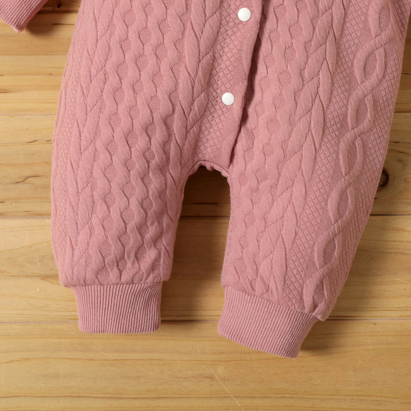 Baby Mädchen Kapuzen-Langarm-Strampler