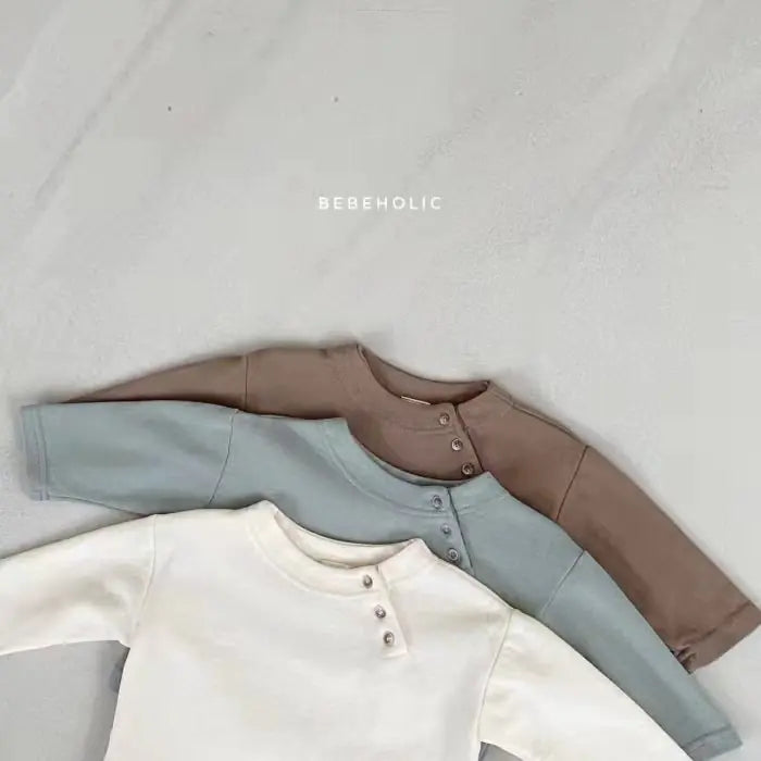 Langarm-Baumwoll-T-Shirt für Babys / koreanischer Stil