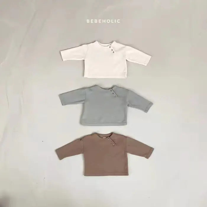 Langarm-Baumwoll-T-Shirt für Babys / koreanischer Stil