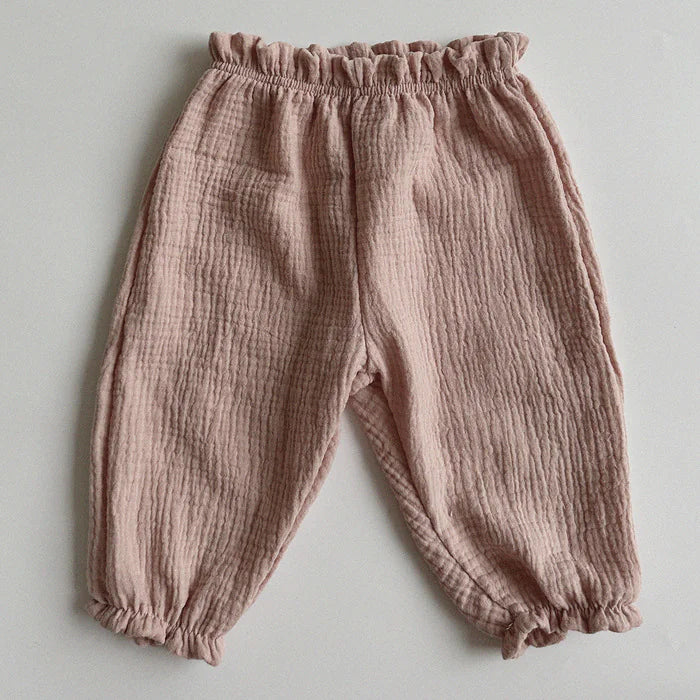 Bequeme niedliche Babyhosen 100% Bio- Baumwolle