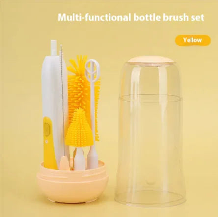 Elektrisches Babyflaschenbürsten- & UV-Sterilisator-Set