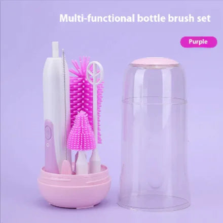 Elektrisches Babyflaschenbürsten- & UV-Sterilisator-Set