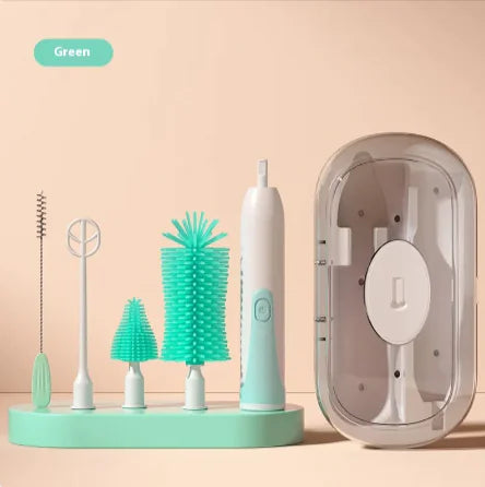 Elektrisches Babyflaschenbürsten- & UV-Sterilisator-Set